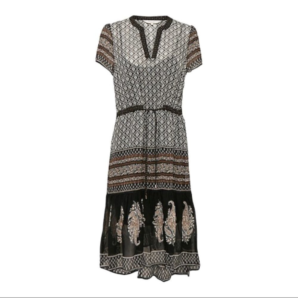 Part Two Copenhagen Kirby Viscose Printed Dress Size 36/M